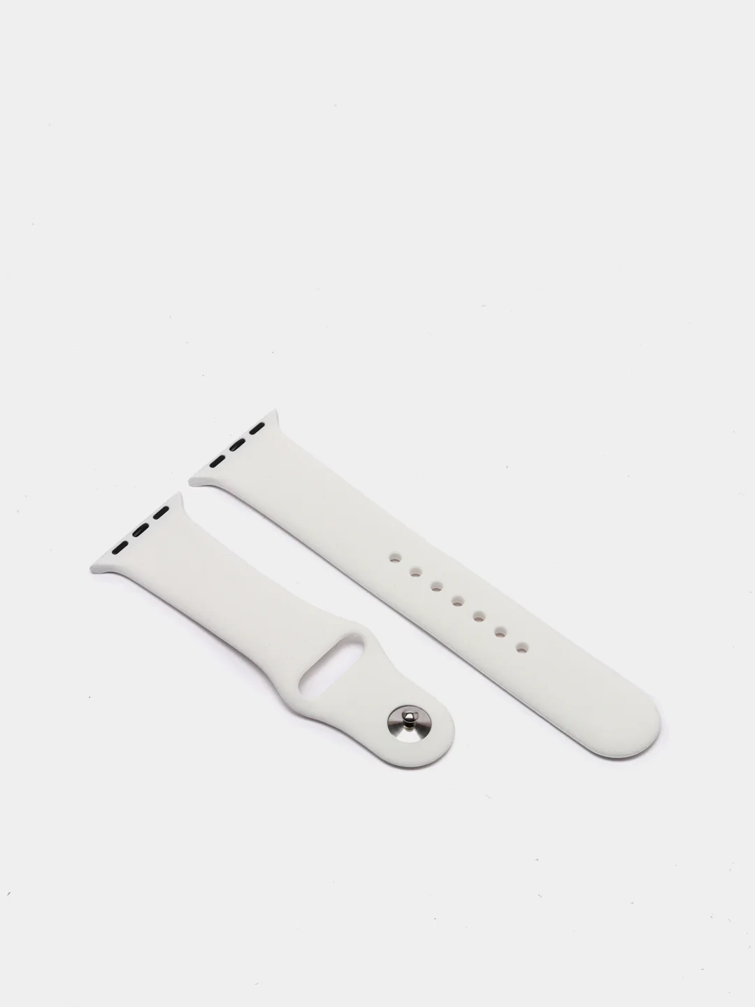 Белый ремешки Apple Watch, силиконовые