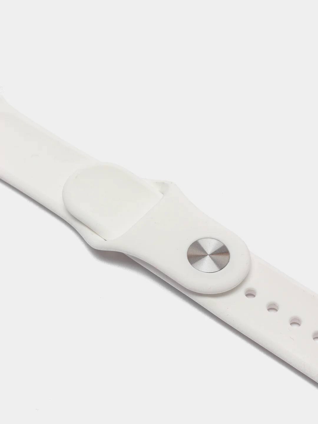 Белый ремешки Apple Watch, силиконовые