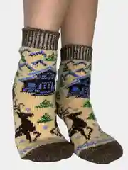 Носки из натуральной шерсти
