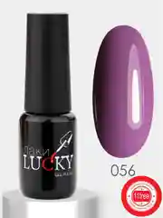 Гель лак для ногтей LuckyLak Fashion №056, 8g лиловый ярко сиреневый для маникюра