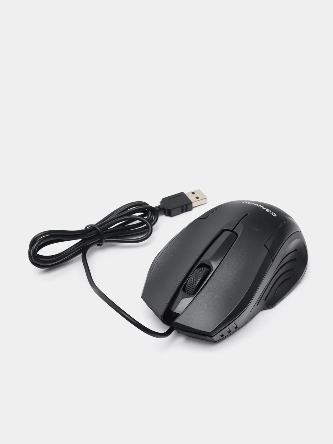 Мышь проводная SONNEN М-713, USB, 1000dpi, 2 кнопки+колесо-кнопка, оптическая