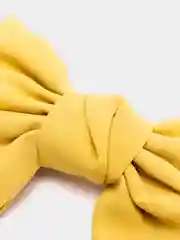 Желтый заколка бант