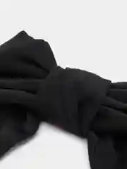 Черный заколка бант