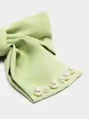 Лайм заколка бант