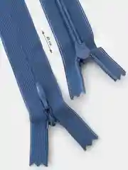 Морской цветная потайная молния, 20 х 2см, 2 шт