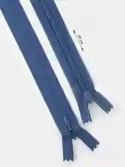 Морской цветная потайная молния, 20 х 2см, 2 шт