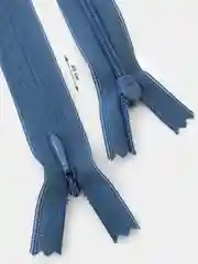 Морской цветная потайная молния, 20 х 2см, 2 шт