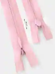 Коралловый меланж цветная потайная молния, 20 х 2см, 2 шт