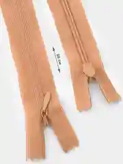 Карамельный цветная потайная молния, 20 х 2см, 2 шт
