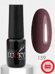 Гель-лак для ногтей, гель лак LuckyLak classic №159, 8g коричневый с розовый подтоном