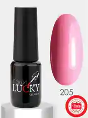 Гель-лак для ногтей LuckyLak classic №205, 8g нежно розовый лак для маникюра и педикюра