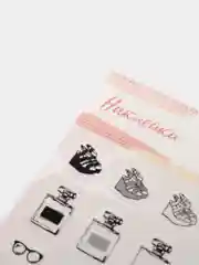 Наклейки пластиковые Мода, 43 шт., 10х16 см