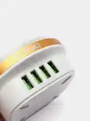 Сетевое зарядное устройство c подсветкой на 4 USB  A4406 4.4A
