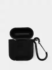 Черный силиконовая накладка на EarPods с карабином