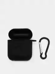 Черный силиконовая накладка на EarPods с карабином