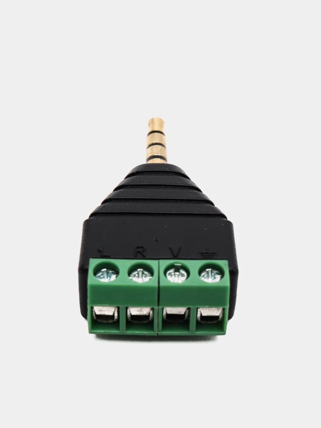 2 шт/ Штекер стерео 3,5 мм с клеммой под винт, 4 Pin