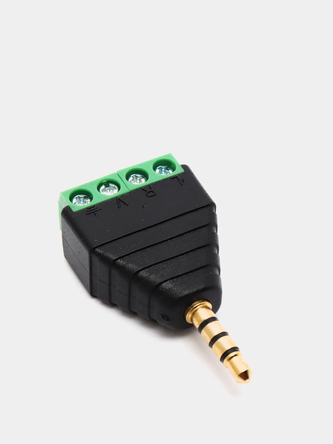 2 шт/ Штекер стерео 3,5 мм с клеммой под винт, 4 Pin