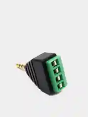 2 шт/ Штекер стерео 3,5 мм с клеммой под винт, 4 Pin