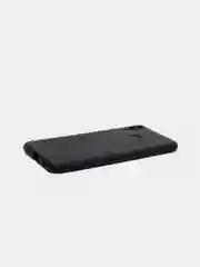Черный чехол на Honor 8X, силиконовый, с бархатной подкладкой
