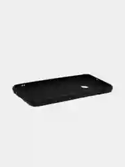 Черный чехол на Honor 8X, силиконовый, с бархатной подкладкой