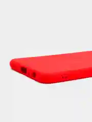 Красный чехол на Honor 8X, силиконовый, с бархатной подкладкой