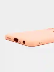 Бежевый чехол на Honor 8X, силиконовый, с бархатной подкладкой