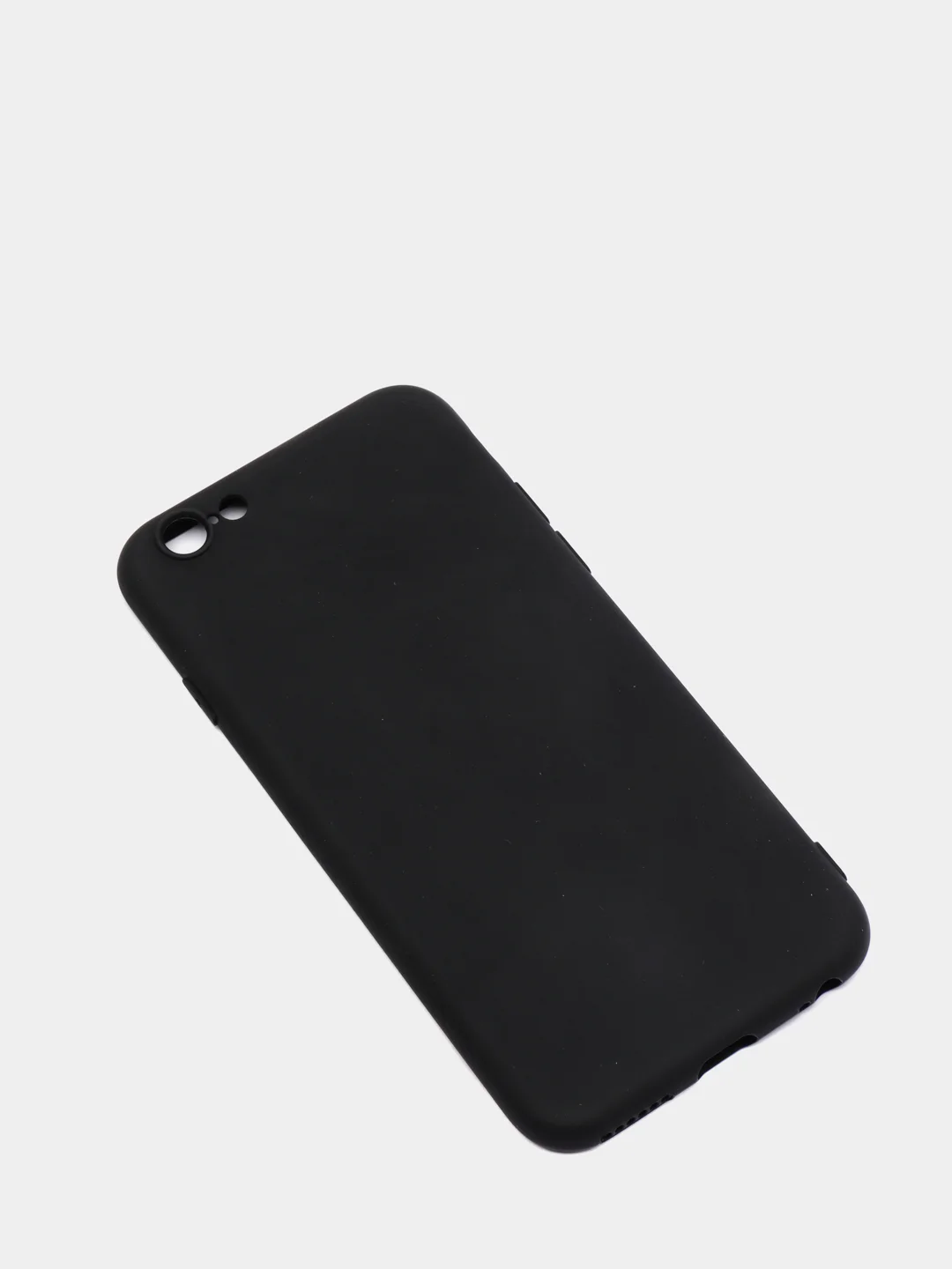 Черный ультратонкий матовый чехол для iPhone