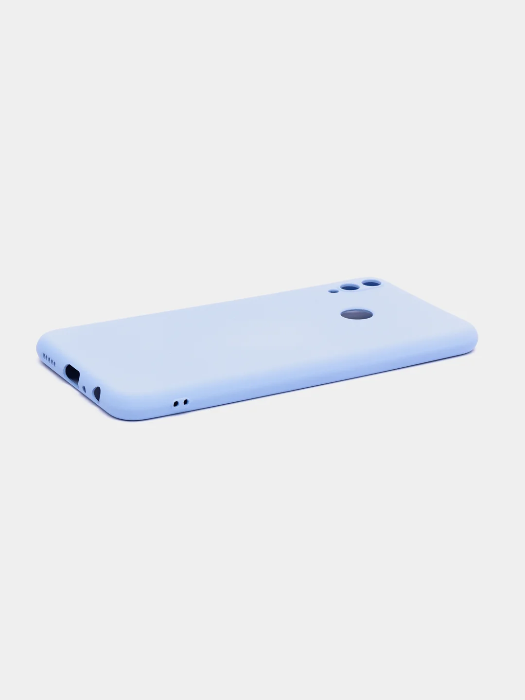 Бежевый чехол на Honor 8X, силиконовый, с бархатной подкладкой