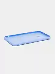 Бежевый чехол на Honor 8X, силиконовый, с бархатной подкладкой