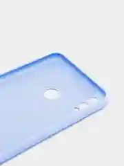 Бежевый чехол на Honor 8X, силиконовый, с бархатной подкладкой
