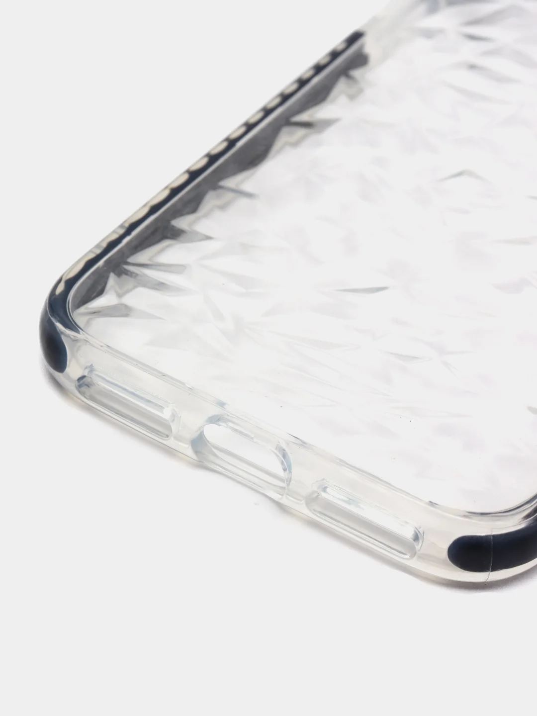 Черный чехол для IPhone 3D алмазная текстура