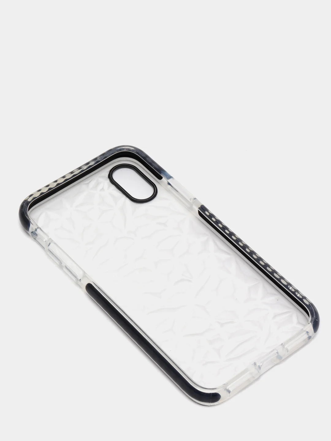 Черный чехол для IPhone 3D алмазная текстура
