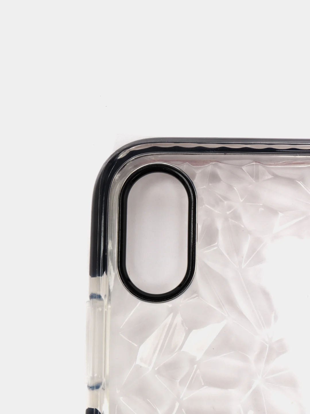 Черный чехол для IPhone 3D алмазная текстура