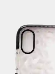 Черный чехол для IPhone 3D алмазная текстура