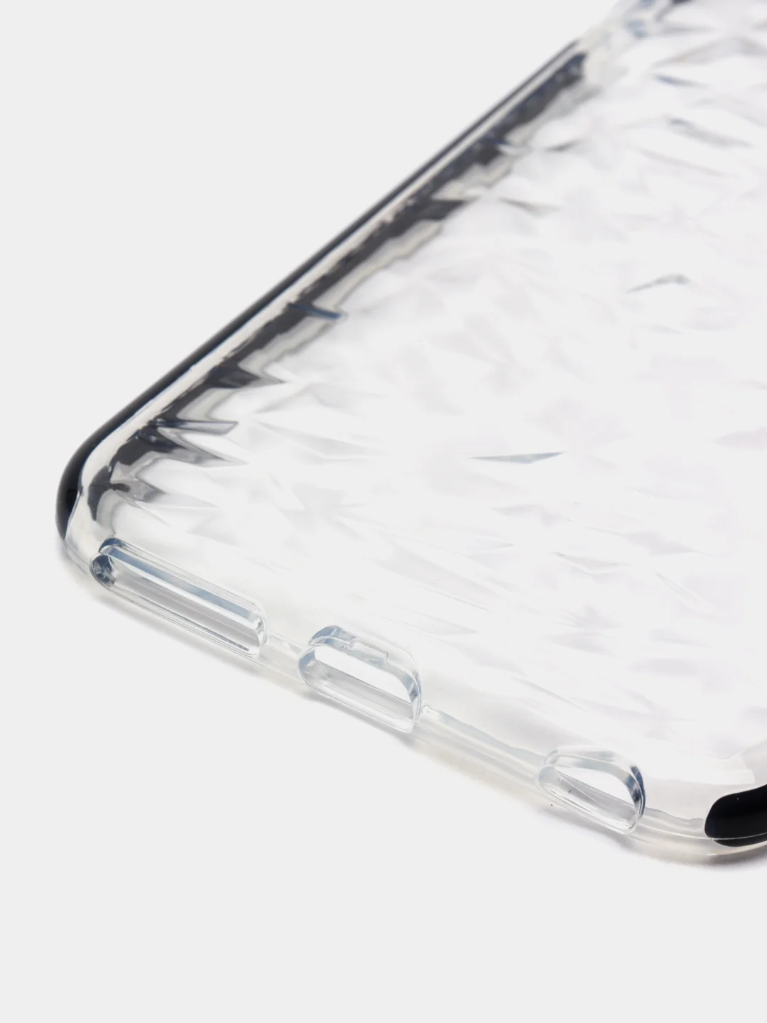 Черный чехол для IPhone 3D алмазная текстура