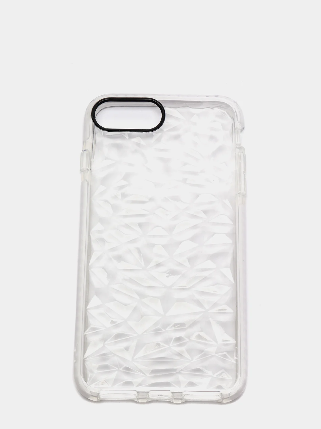 Белый чехол для IPhone 3D алмазная текстура