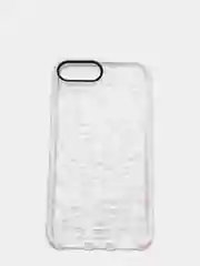 Белый чехол для IPhone 3D алмазная текстура