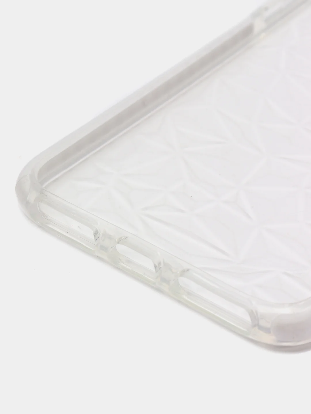 Белый чехол для IPhone 3D алмазная текстура
