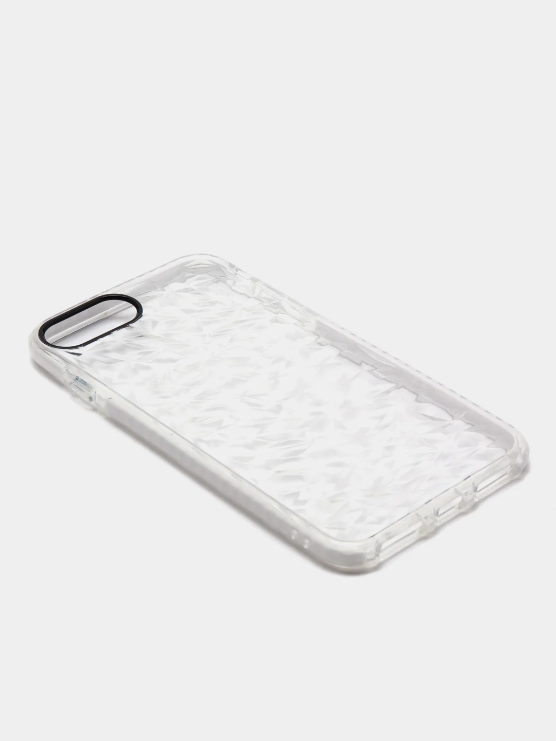 Белый чехол для IPhone 3D алмазная текстура