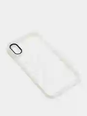 Белый чехол для IPhone 3D алмазная текстура