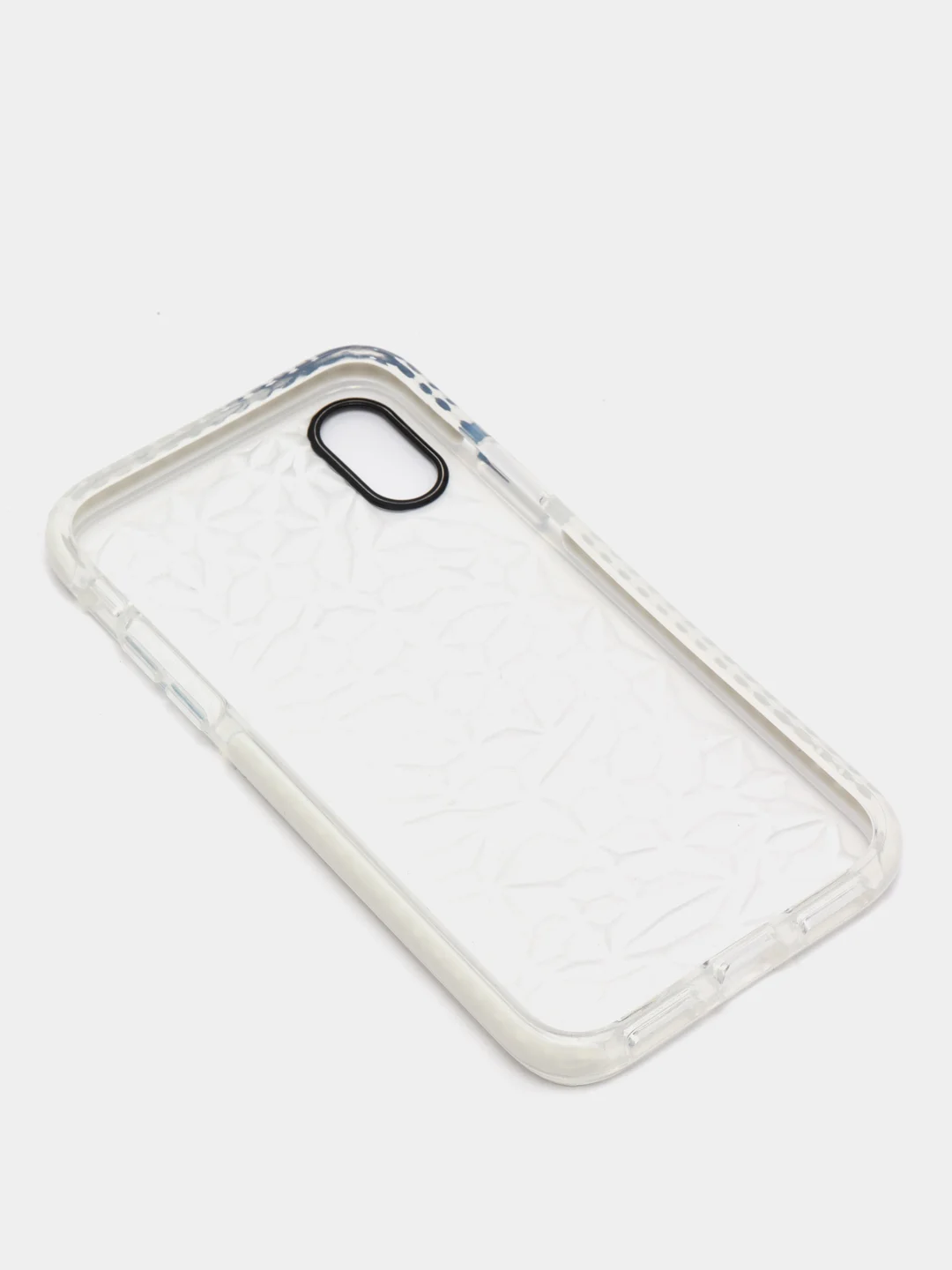 Белый чехол для IPhone 3D алмазная текстура
