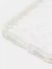 Белый чехол для IPhone 3D алмазная текстура