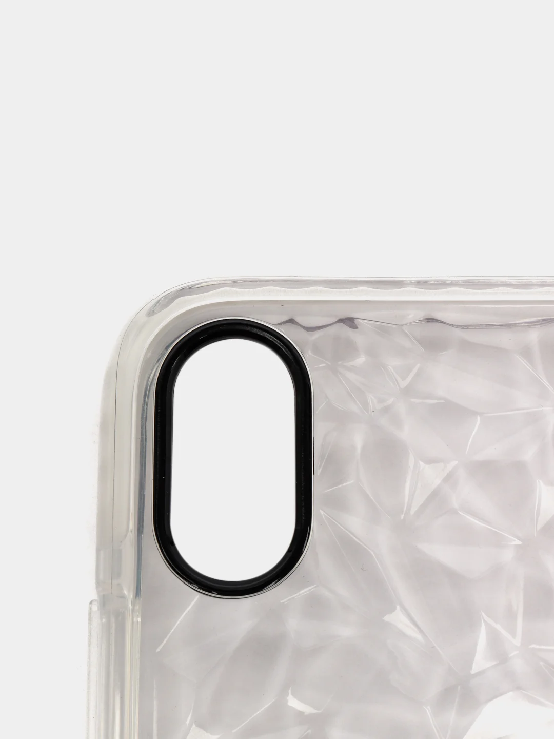Белый чехол для IPhone 3D алмазная текстура