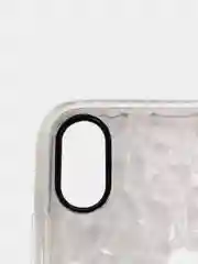 Белый чехол для IPhone 3D алмазная текстура