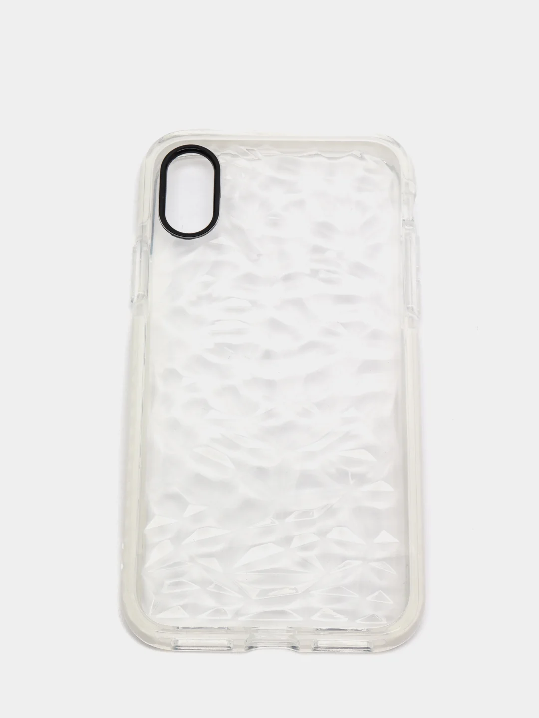 Белый чехол для IPhone 3D алмазная текстура