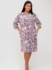Платье домашнее Modellini, коричневое