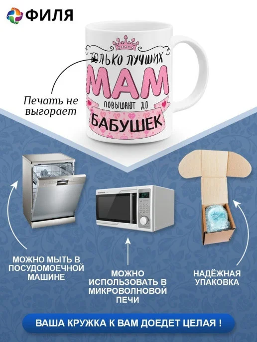 Кружка маме / бабушке