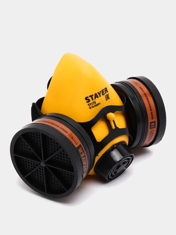 Респиратор противогазовый STAYER HF-6000 cо сменными фильтрами А1