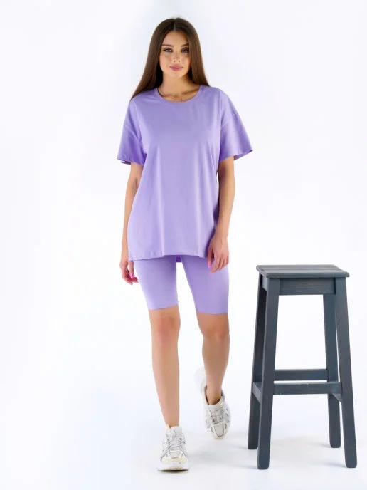 Костюм спортивный Modelini, лавандовый