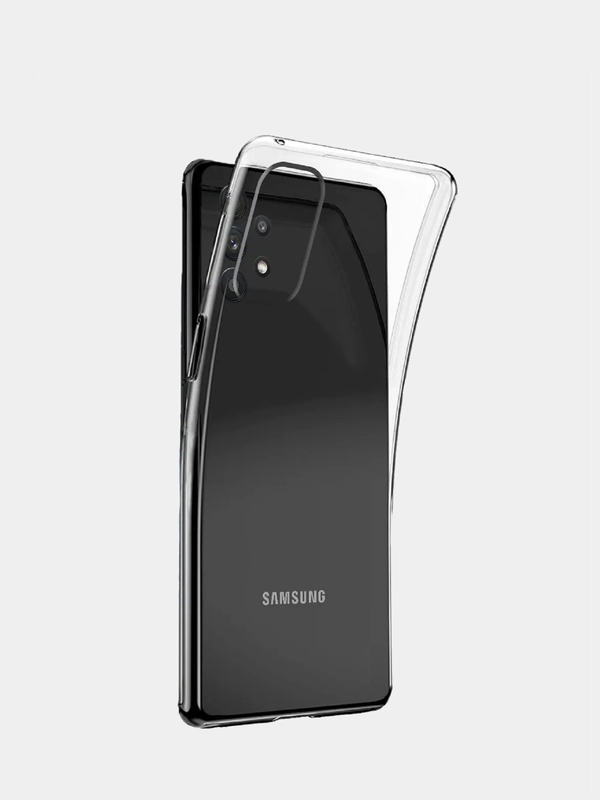 Чехол накладка для Samsung Galaxy A32 4G прозрачный силиконовый
